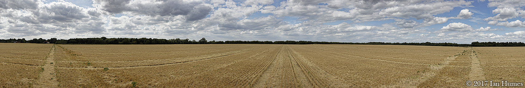 Stubble Field Footpath - Cambridgeshire