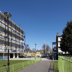 Poplar Baths Existing View